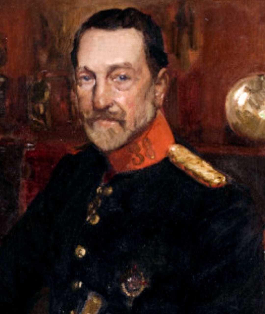 EL GENERAL ALFREDO DE CASTRO OTAÑO. ALCALDE DE LEGANES (1925-1929) PINTADO POR JOAQUIN SOROLLA