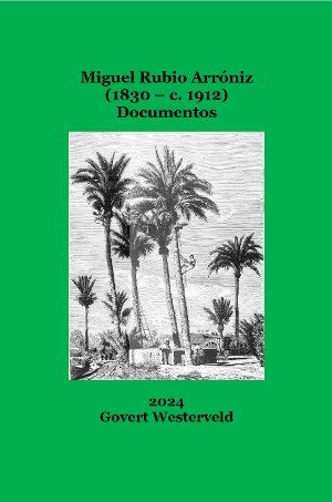 MIGUEL RUBIO ARRONIZ (1830-C 1912) DOCUMENTOS. NUEVO LIBRO (257-2024) SOBRE BLANCA