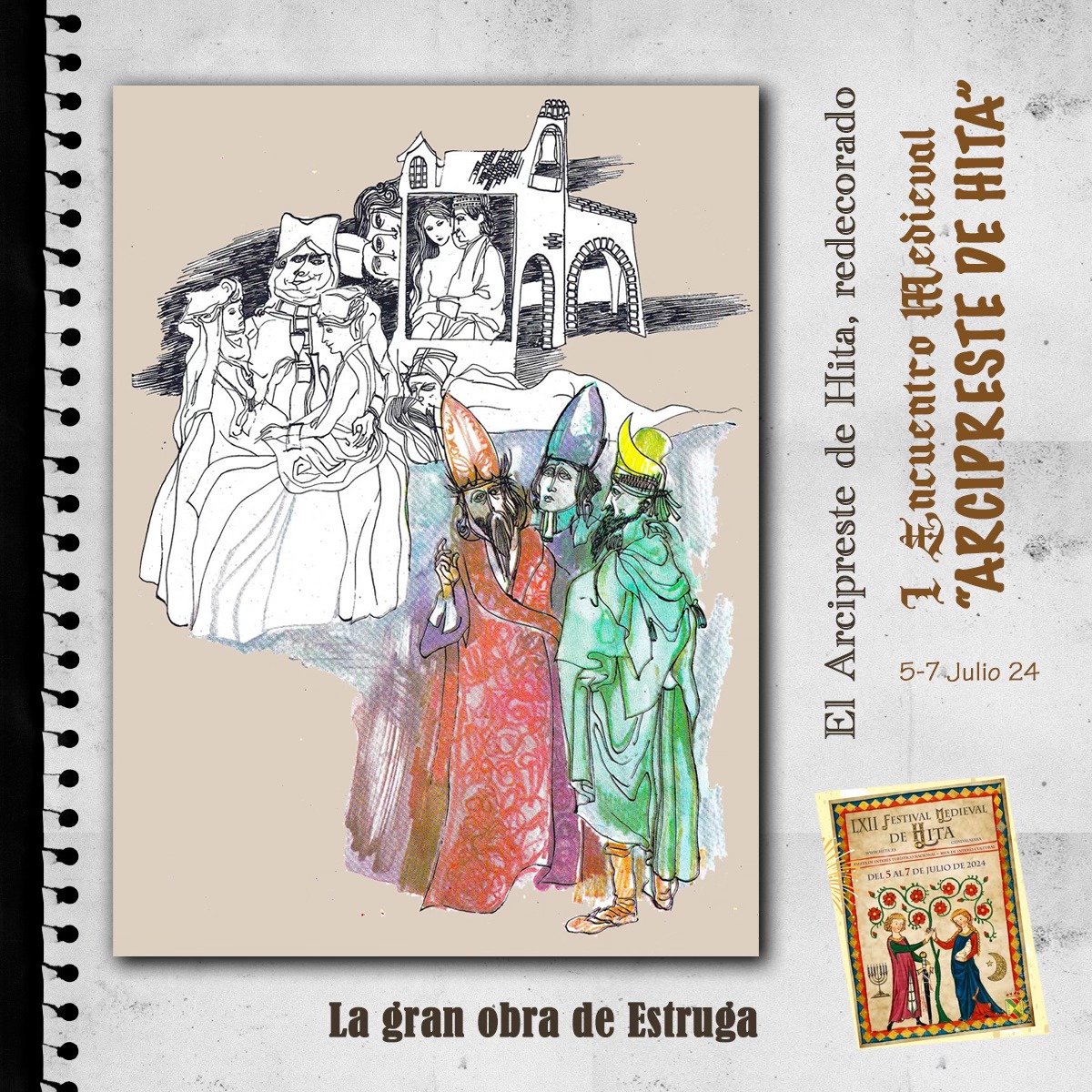 HOY COMIENZA EN HITA EL PRIMER ENCUENTRO MEDIEVAL «ARCIPRESTE DE HITA»