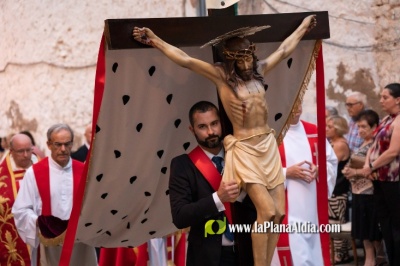 DÍA GRANDE RELIGIOSO DE LAS FIESTAS DEL CRISTO CON SU MULTITUDINARIA PROCESIÓN