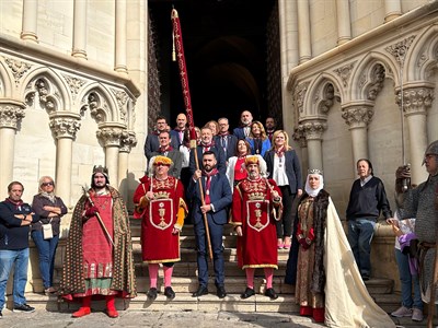 EL AYUNTAMIENTO CUSTODIA EL PENDÓN DE ALFONSO VIII TRAS SU TRASLADO DESDE LA CATEDRAL