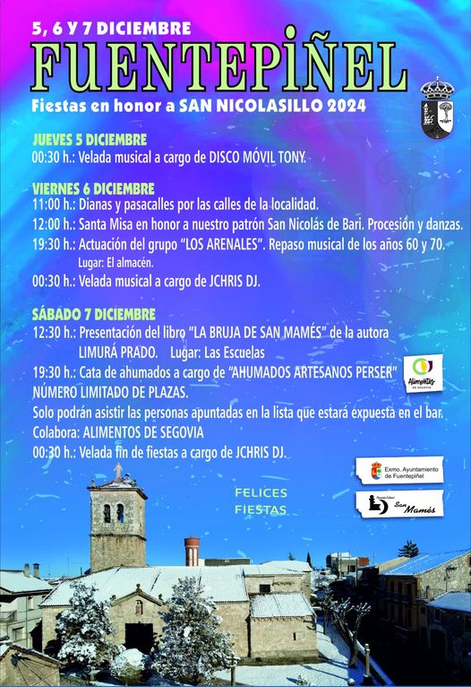 SALUDO FUENTEPIÑELANO 4124-PROGRAMA DE FIESTAS DE SAN NICOLASILLO