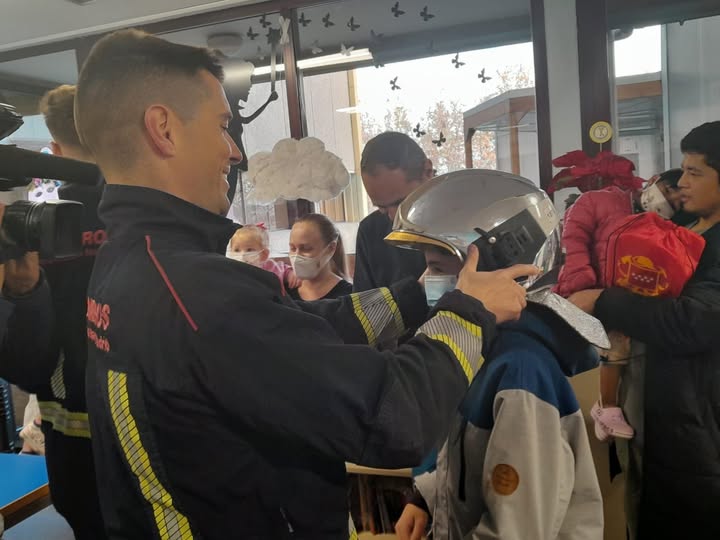 AGRADECIMIENTO A LOS BOMBEROS DE LA COMUNIDAD DE MADRID.